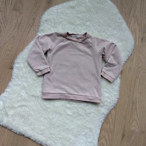 Miles Baby Blush Pink Crewneck Sweatshirt